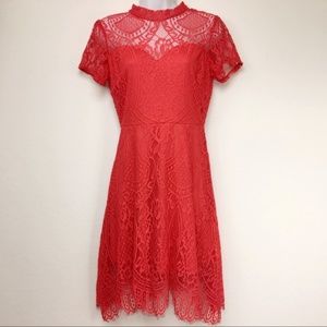 🌹 MAGNOLIA HI-NECK LACE DRESS 🌹